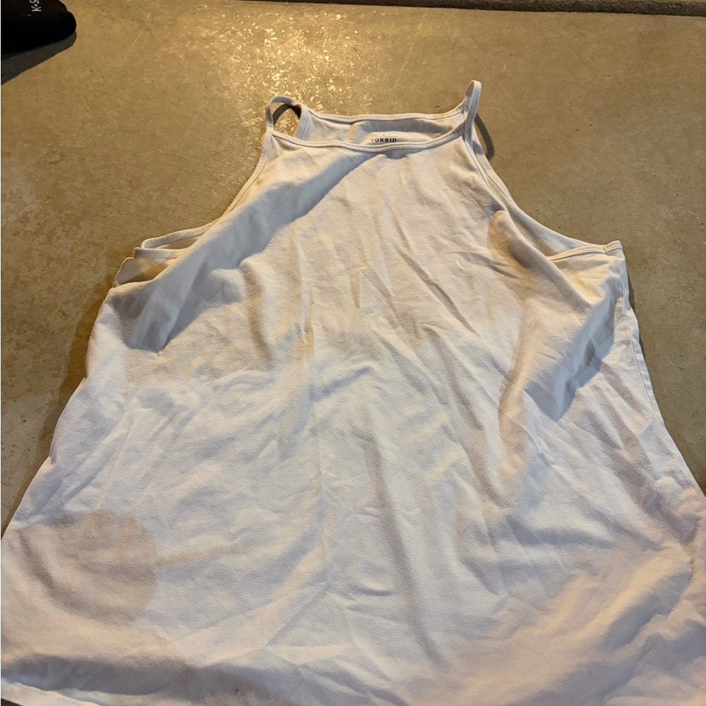 Torrid Classic White Tank Top